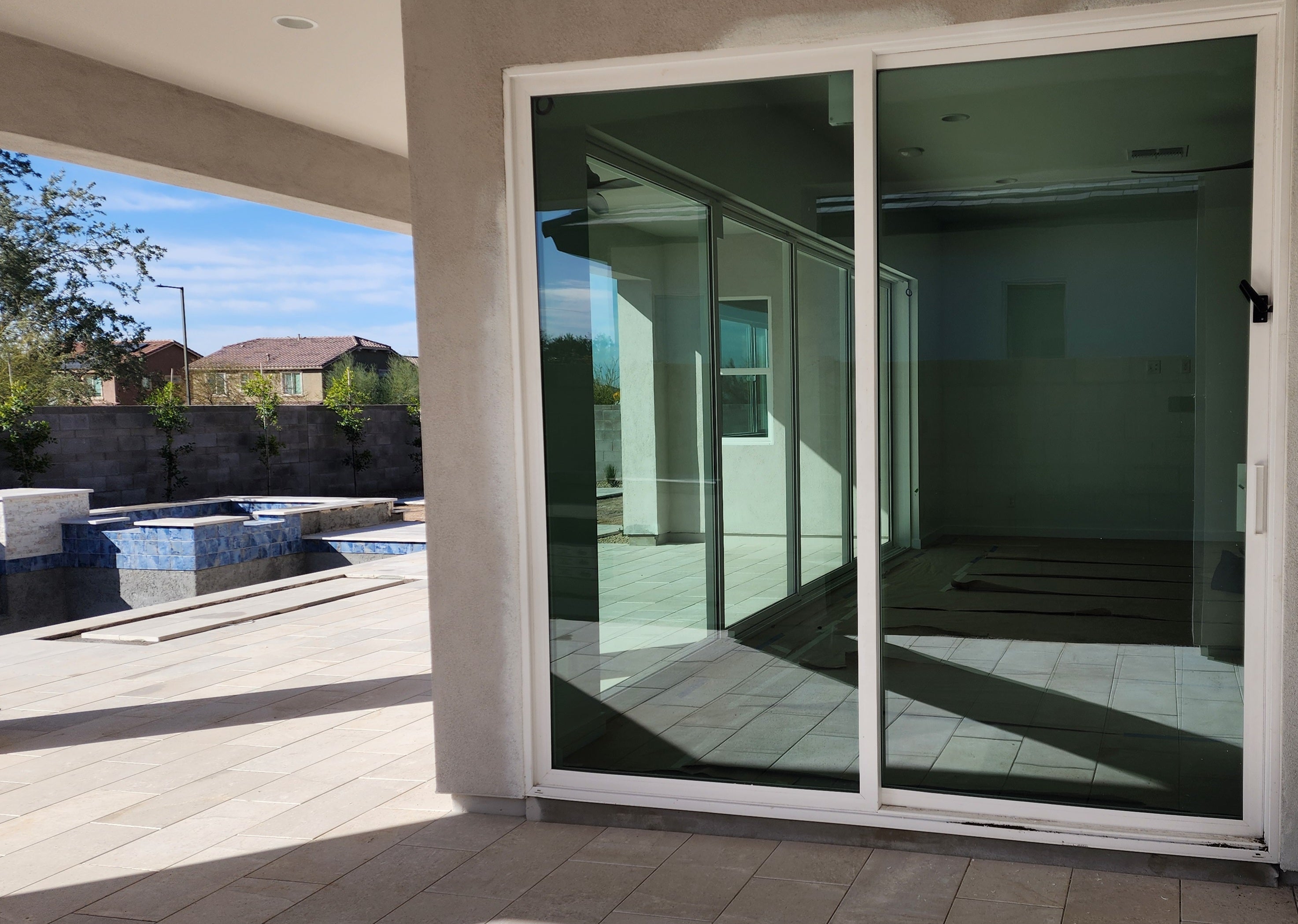 tan door closer auto shut