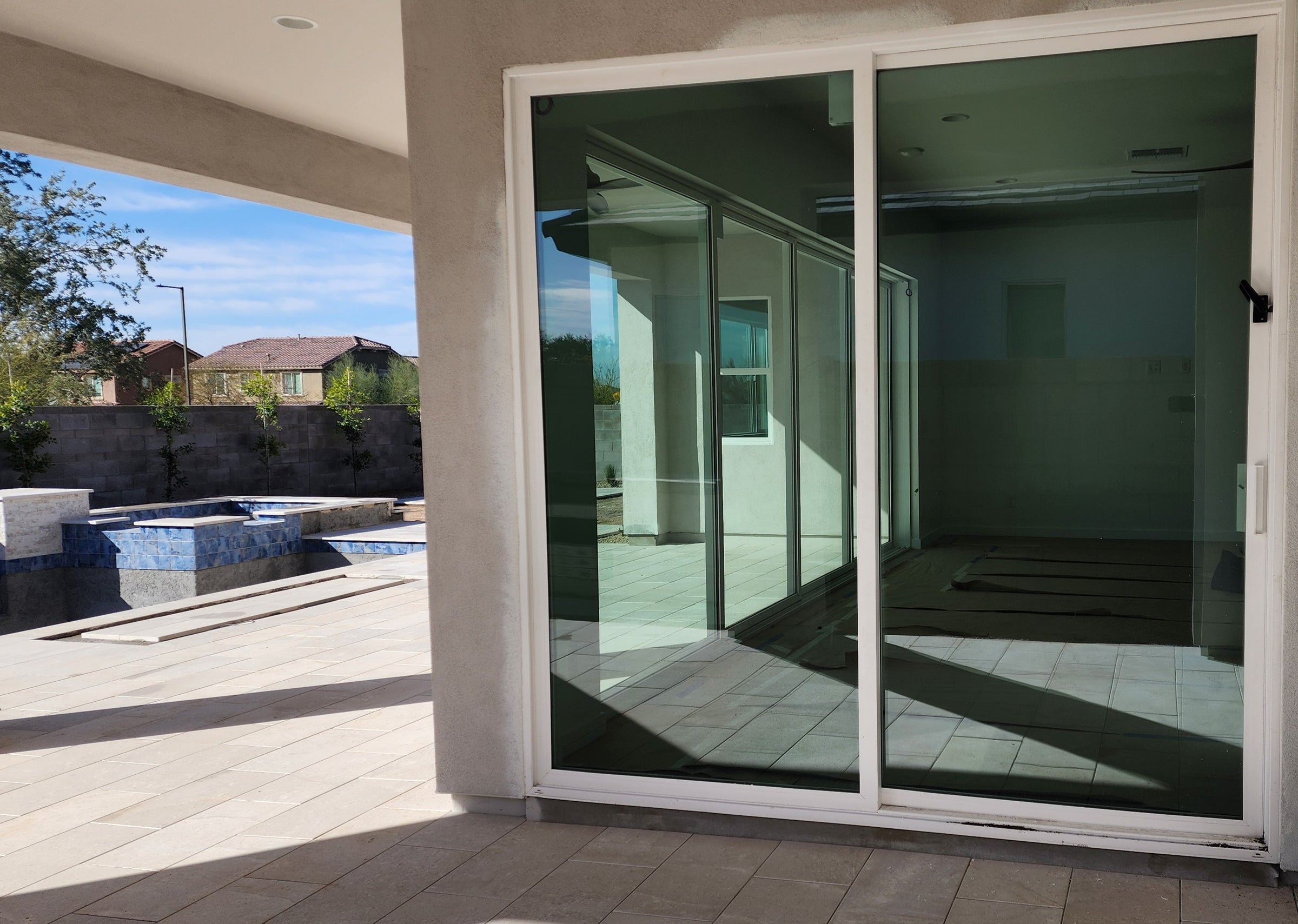 tan door closer auto shut