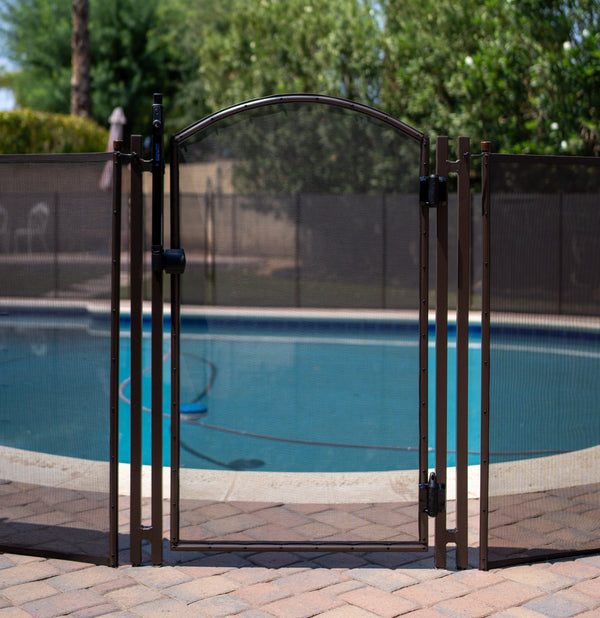 arched pool gate self closing