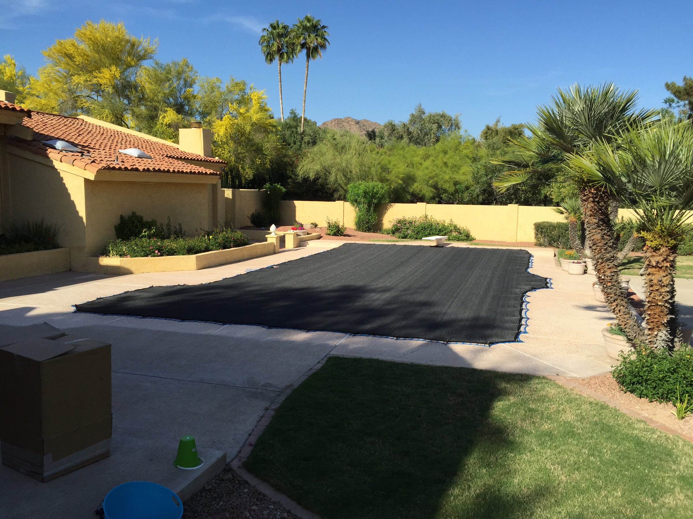black cover for pool