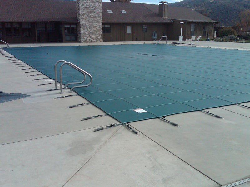 green pool cover